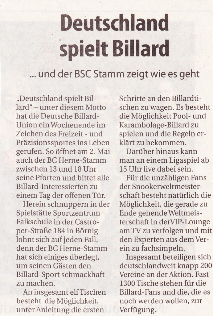 Wochenblatt vom 29.4.2015